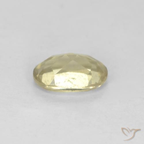 Diásporo com mudança de cor Luz amarela Natural 0.57ct, oval, VS