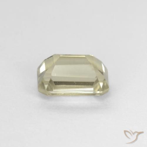 Diásporo com mudança de cor Amarelo claro Natural 0.97ct, Corte Octógono / Esmeralda, VS