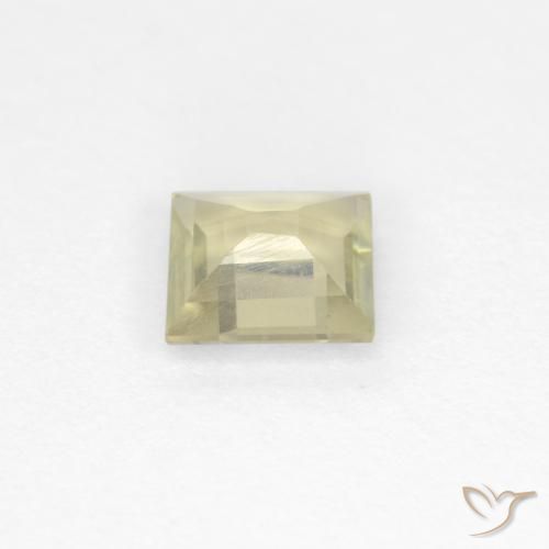 Diásporo com mudança de cor Amarelo claro Natural 0.59ct, Quadrado, VS