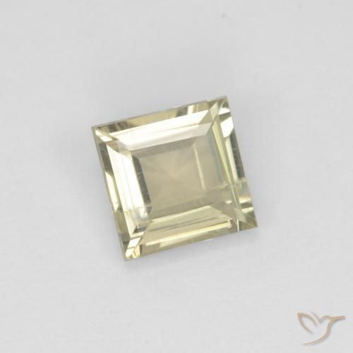 Diásporo com mudança de cor Amarelo muito claro Natural 0.70ct, Quadrado, VS