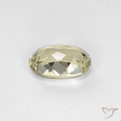 Diásporo com mudança de cor Luz amarela Natural 0.57ct, oval, VVS-VS