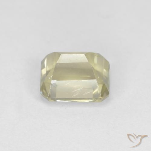 Diásporo com mudança de cor Luz amarela Natural 1.08ct, Corte Octógono / Esmeralda, VS