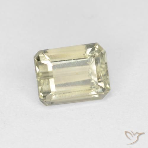 Diásporo com mudança de cor Luz amarela Natural 1.16ct, Corte Octógono / Esmeralda, VS