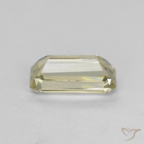 Diásporo com mudança de cor amarelo médio Natural 0.76ct, Corte Octógono / Esmeralda, VS