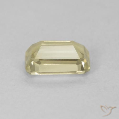 Diásporo com mudança de cor Luz amarela Natural 0.79ct, Corte Octógono / Esmeralda, VVS