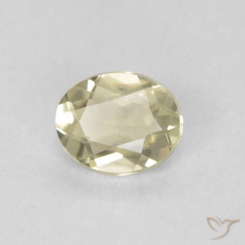 Diásporo com mudança de cor Luz amarela Natural 0.32ct, oval, VVS