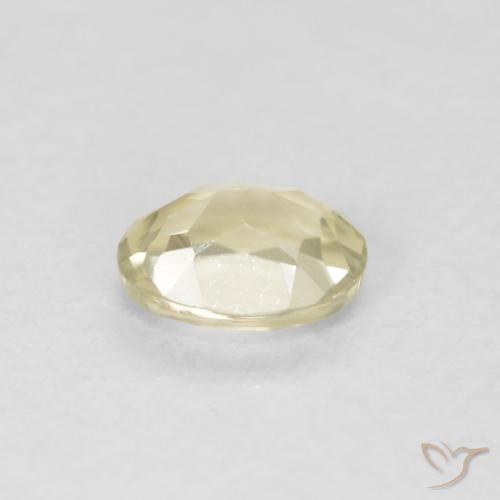 Diásporo com mudança de cor Luz amarela Natural 0.32ct, oval, VVS
