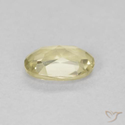 Diásporo com mudança de cor Luz amarela Natural 0.33ct, oval, VVS