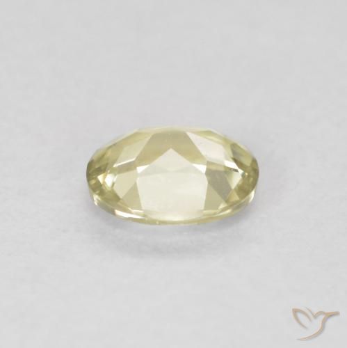 Diásporo com mudança de cor Luz amarela Natural 0.30ct, oval, VVS