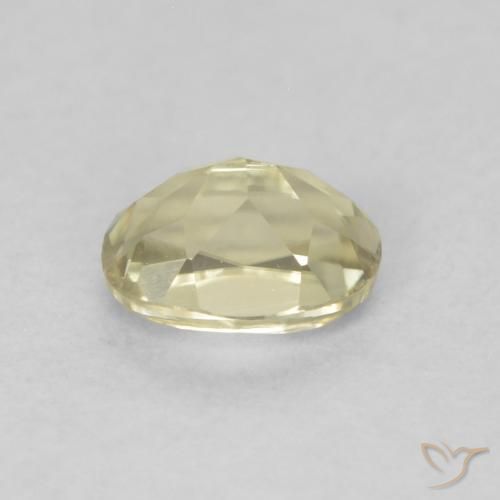 Diásporo com mudança de cor Luz amarela Natural 0.47ct, oval, VVS