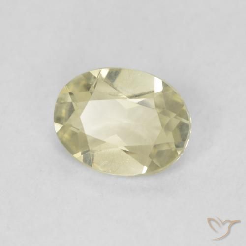 Diásporo com mudança de cor Luz amarela Natural 0.36ct, oval, VVS