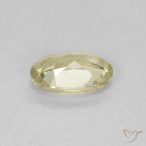 Diásporo com mudança de cor Luz amarela Natural 0.36ct, oval, VVS