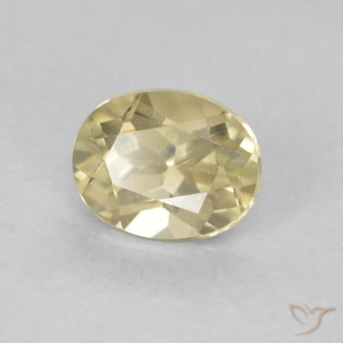 Diásporo com mudança de cor Luz amarela Natural 0.53ct, oval, VVS