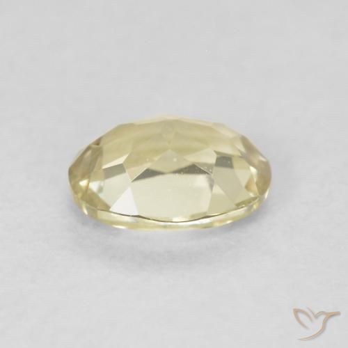 Diásporo com mudança de cor Luz amarela Natural 0.47ct, oval, VVS