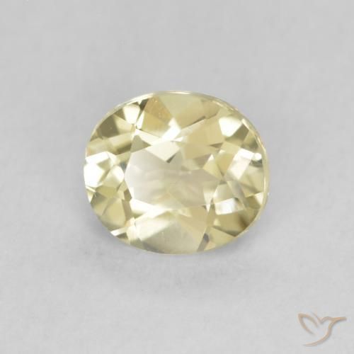 Diásporo com mudança de cor Luz amarela Natural 0.45ct, oval, VVS