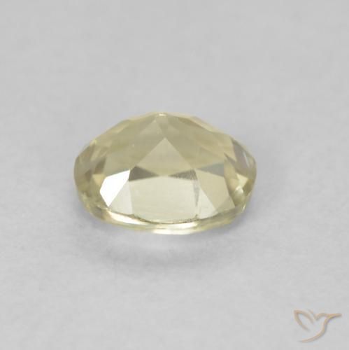 Diásporo com mudança de cor Luz amarela Natural 0.45ct, oval, VVS