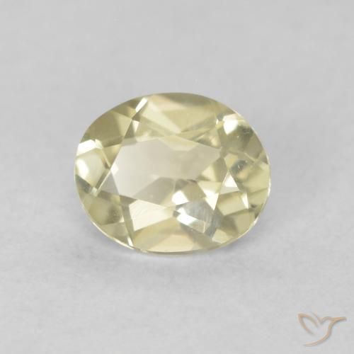 Diásporo com mudança de cor Luz amarela Natural 0.43ct, oval, VVS
