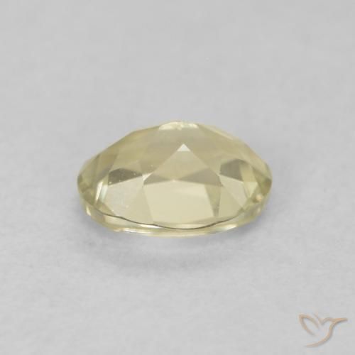 Diásporo com mudança de cor Luz amarela Natural 0.43ct, oval, VVS
