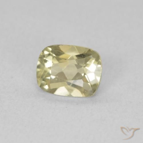 Diásporo com mudança de cor Amarelo muito claro Natural 0.81ct, Almofada, VVS