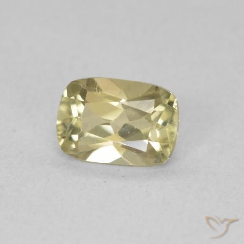 Diásporo com mudança de cor Luz amarela Natural 0.89ct, Almofada, VVS