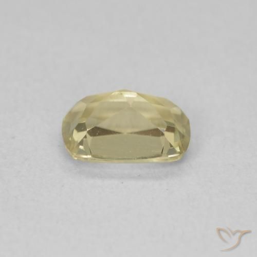 Diásporo com mudança de cor Luz amarela Natural 0.89ct, Almofada, VVS