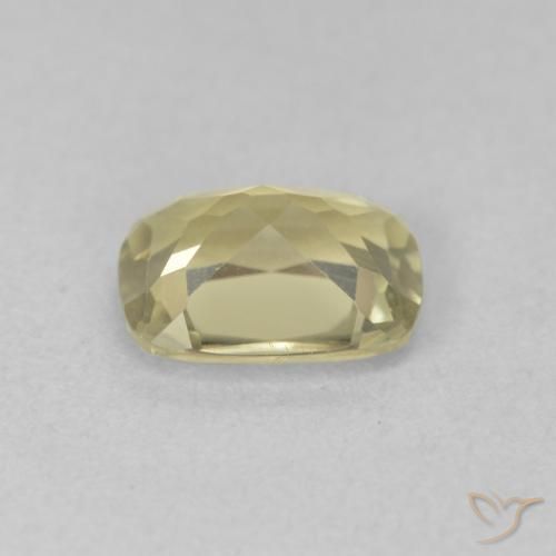 Diásporo com mudança de cor Amarelo claro Natural 1.23ct, Almofada, VVS