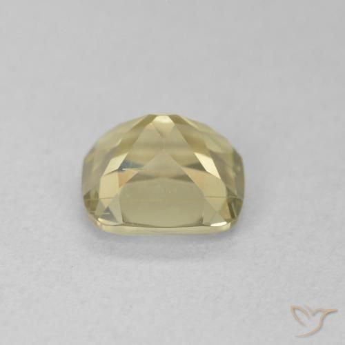 Diásporo com mudança de cor Amarelo claro Natural 1.24ct, Almofada, VS