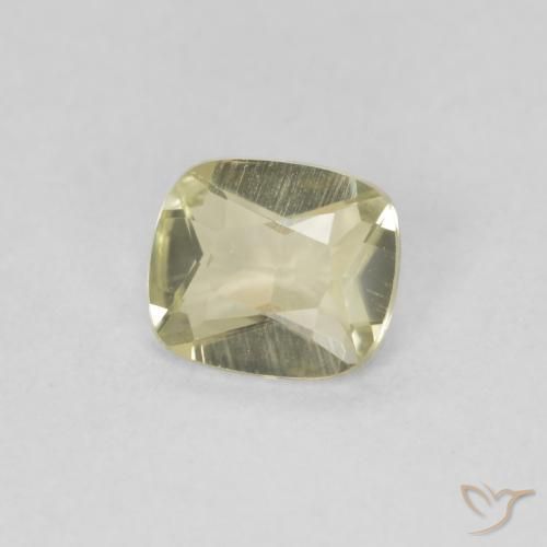 Diásporo com mudança de cor Luz amarela Natural 0.44ct, Almofada, VVS