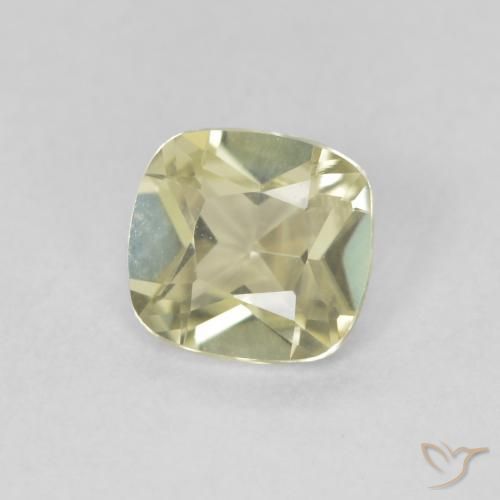 Diásporo com mudança de cor Luz amarela Natural 0.57ct, Almofada, VVS