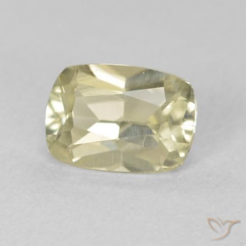 Diásporo com mudança de cor Luz amarela Natural 0.85ct, Almofada, VS