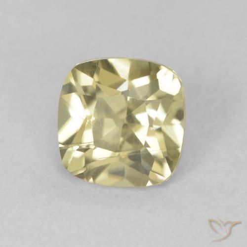 Diásporo com mudança de cor Luz amarela Natural 0.87ct, Almofada, VS