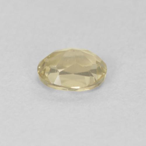 Diásporo com mudança de cor Amarelo muito claro Natural 0.29ct, oval, VS
