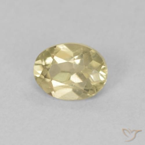 Diásporo com mudança de cor Luz amarela Natural 0.36ct, oval, VS