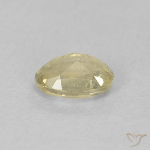 Diásporo com mudança de cor Luz amarela Natural 0.36ct, oval, VS