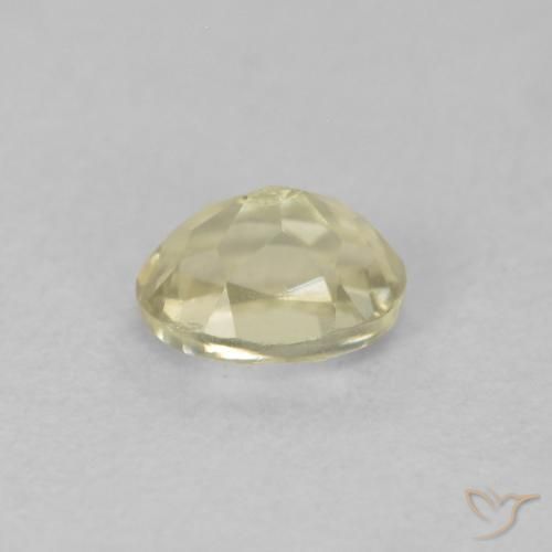 Diásporo com mudança de cor Luz amarela Natural 0.40ct, oval, VS