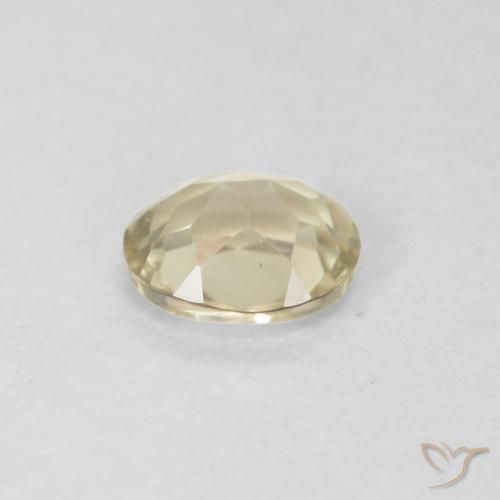 Diásporo com mudança de cor Luz amarela Natural 0.34ct, oval, VVS-VS