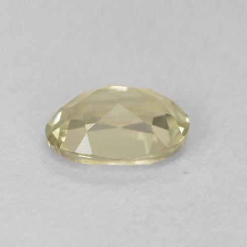 Diásporo com mudança de cor amarelo suave Natural 0.46ct, oval, VVS-VS