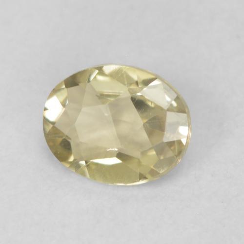 Diásporo com mudança de cor Luz amarela Natural 0.38ct, oval, VVS-VS