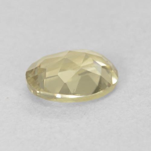 Diásporo com mudança de cor Luz amarela Natural 0.38ct, oval, VVS-VS