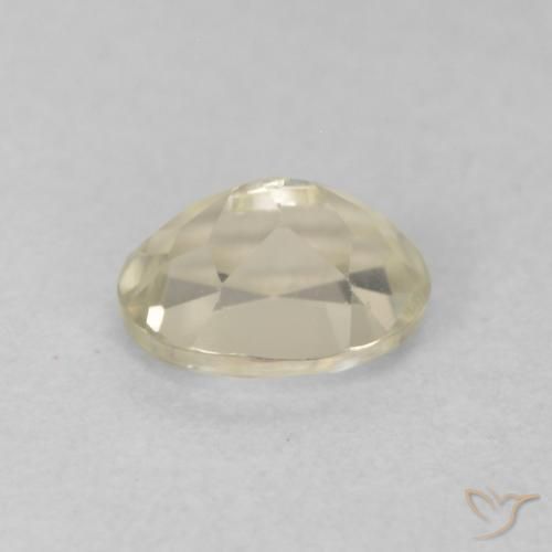 Diásporo com mudança de cor amarelo suave Natural 0.53ct, oval, VVS-VS
