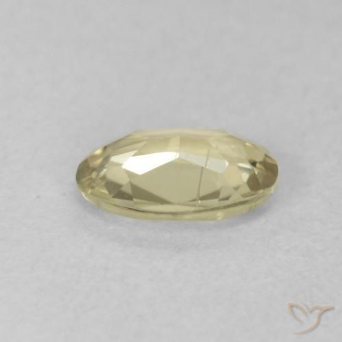 Diásporo com mudança de cor Luz amarela Natural 0.36ct, oval, VVS-VS