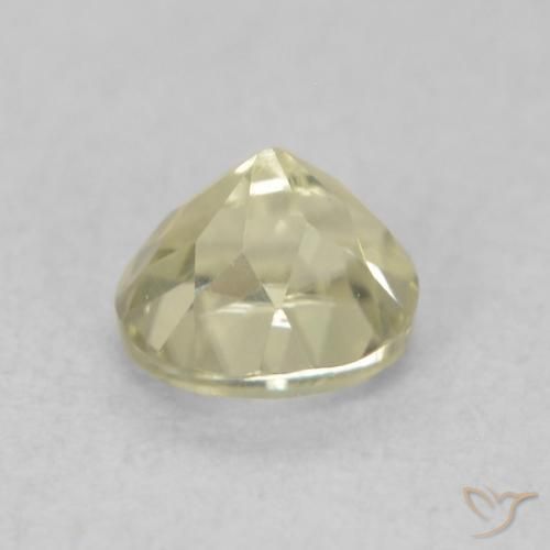 Diásporo com mudança de cor Luz amarela Natural 0.49ct, oval, VVS-VS