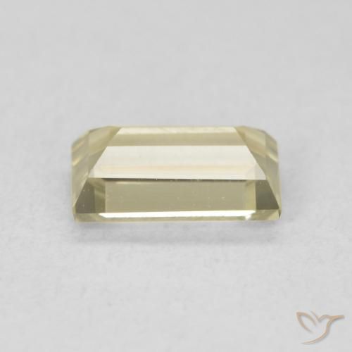 Diásporo com mudança de cor Luz amarela Natural 0.86ct, baguete, VVS-VS