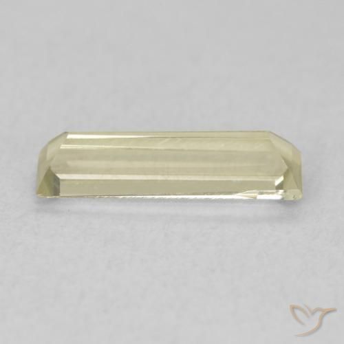 Diásporo com mudança de cor Luz amarela Natural 0.58ct, baguete, VVS-VS