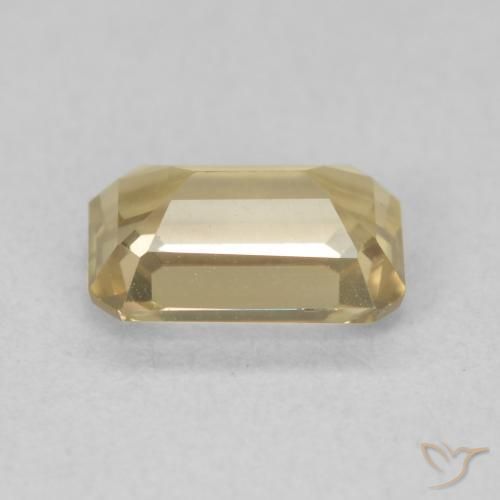 Diásporo com mudança de cor Amarelo dourado Natural 1.14ct, Corte Octógono / Esmeralda, VVS-VS