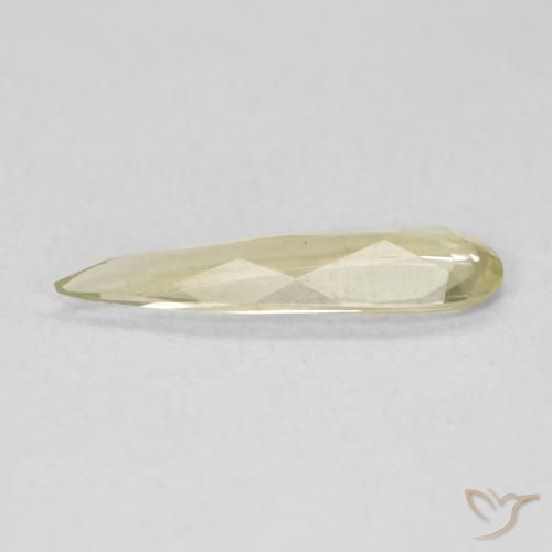 Diásporo com mudança de cor Luz amarela Natural 0.70ct, Formato de pêra, VVS-VS