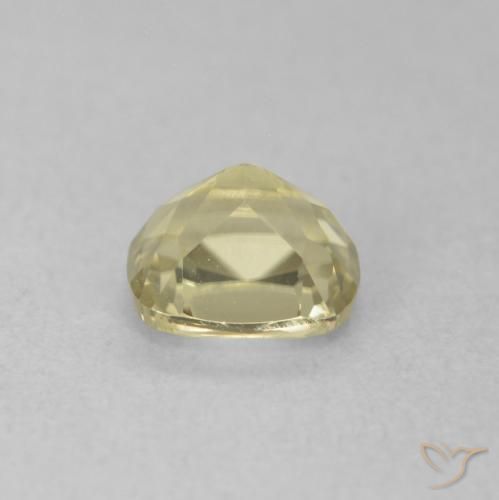 Diásporo com mudança de cor Luz amarela Natural 0.68ct, Almofada, VVS-VS