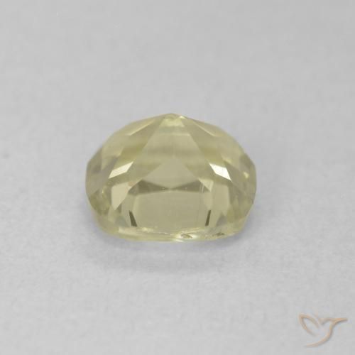 Diásporo com mudança de cor Luz amarela Natural 0.76ct, Almofada, VVS-VS