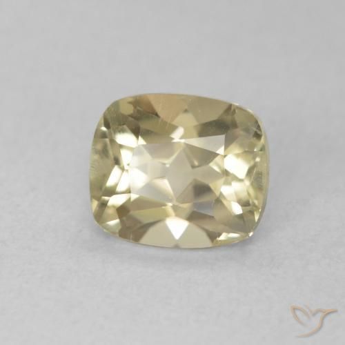 Diásporo com mudança de cor Amarelo Dourado Claro Natural 0.85ct, Almofada, VVS-VS
