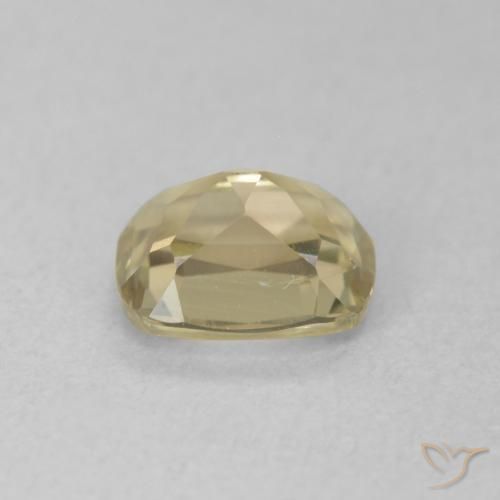 Diásporo com mudança de cor Amarelo Dourado Claro Natural 0.85ct, Almofada, VVS-VS
